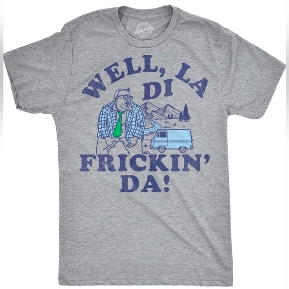 Crazy Dog T-Shirts Other - Chris Farley 'Well, La Di Frickin' Da! Men's Large Graphic Tee, New Without Tags